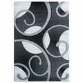 United Weavers Of America 7 ft. 10 in. x 10 ft. 6 in. Bristol Riley Gray Rectangle Area Rug 2050 10372 912
